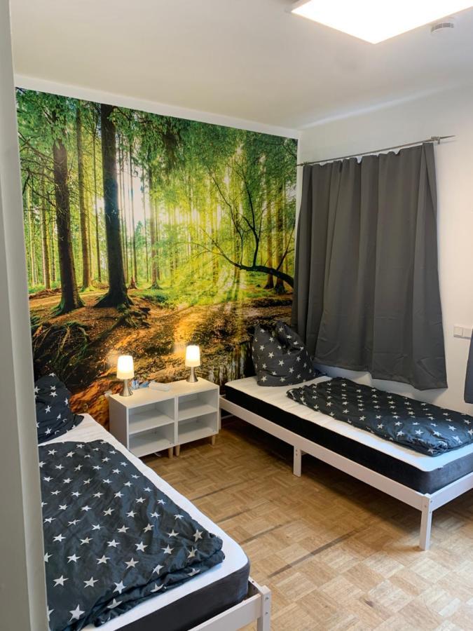 Mainpark Apartment 4 Schlafzimmer Bis Zu 10 Personen Direkt Ueber Aschaffapartment Bei Aschaffenburg Mainaschaff Eksteriør billede